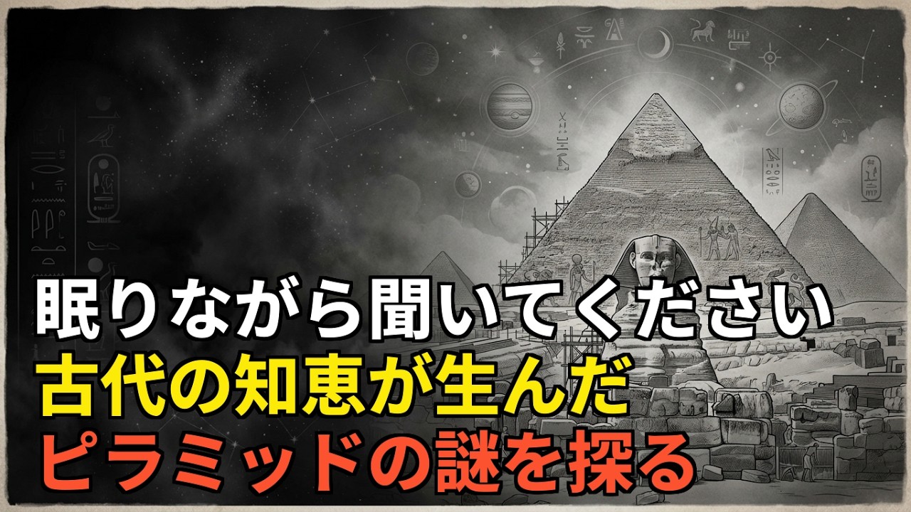 🌙 眠る前に聴く ピラミッドの起源と謎 #睡眠ドキュ