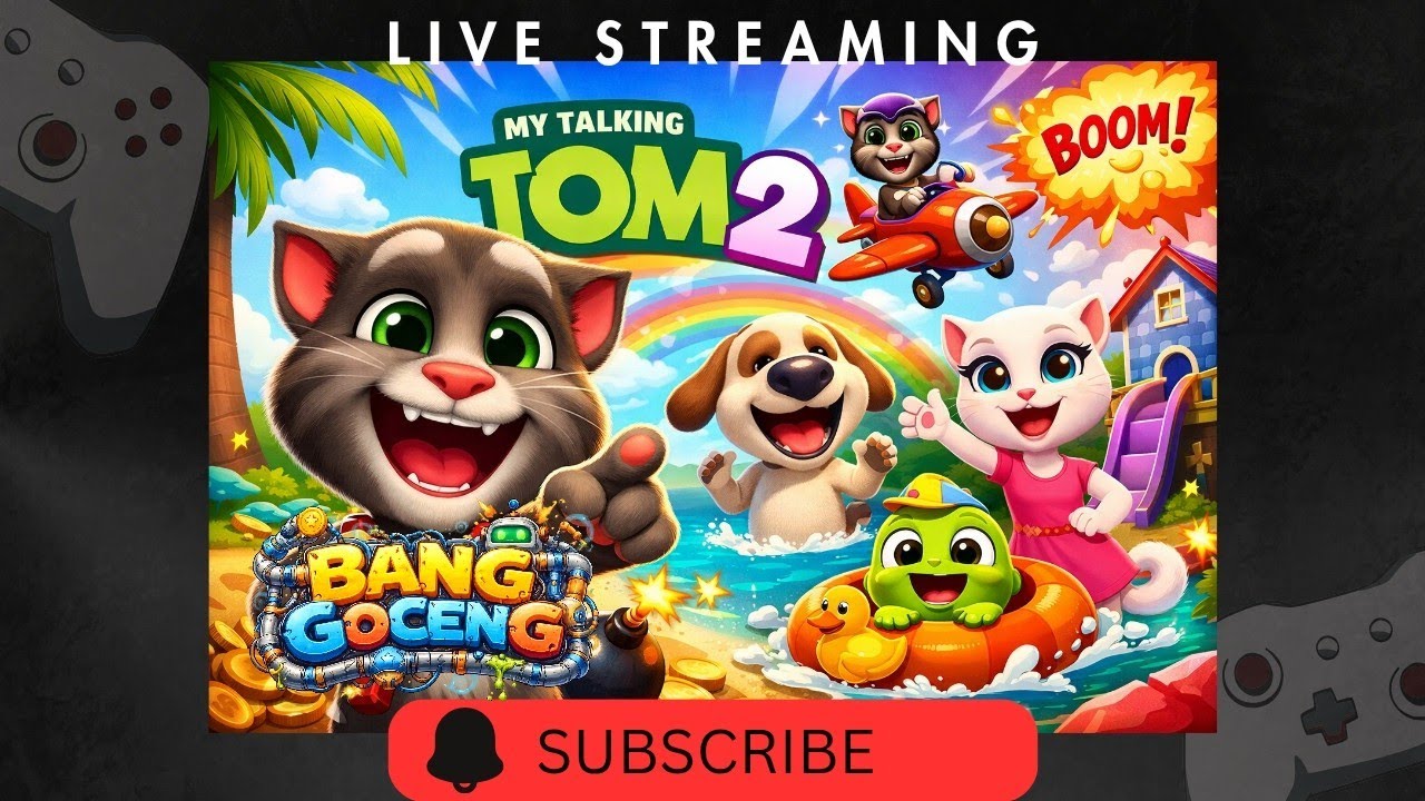 🔴LIVE NOW MY TALKING TOM & ANGELA 2 🐱