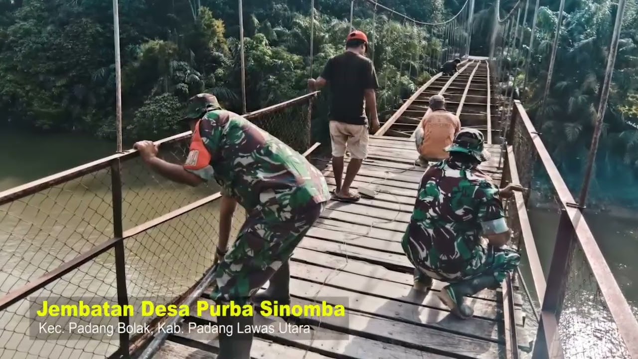 Pembangunan Jembatan Perintis Garuda Diwilayah Kodam I/BB