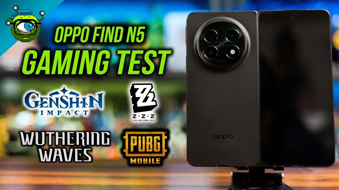 Oppo Find N5 Gaming Test | Wuthering Waves, ZZZ, Genshin Impact & PUBG Mobile