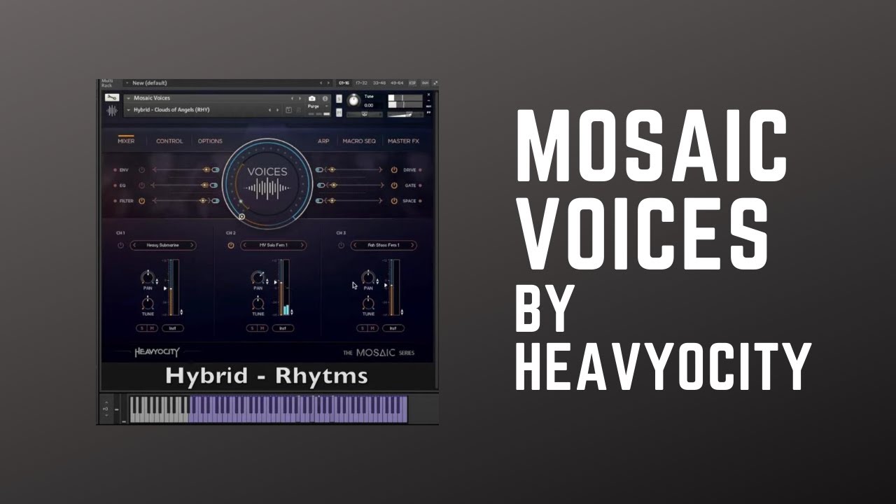 Mosaic Voices by Heavyocity Kontakt Library - No Commentary Sounds Review