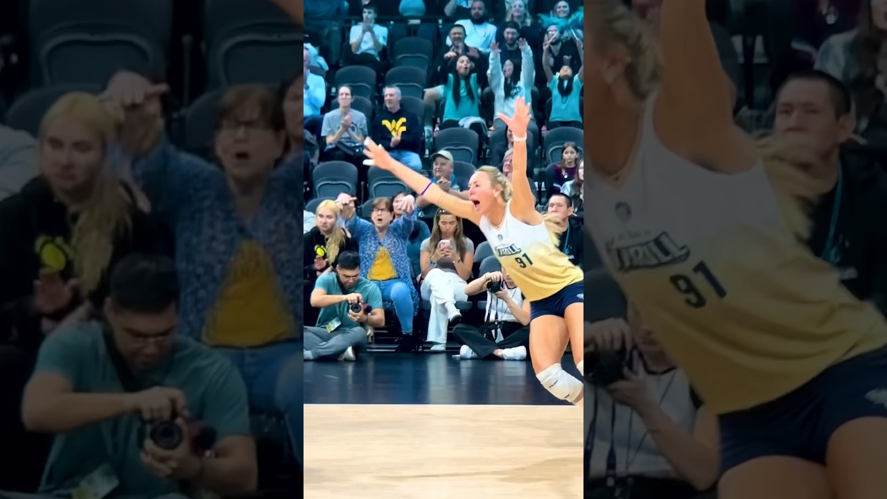 Saskia Hippe 🏐✈️ #volleyball #realpro #volleyballhighlights