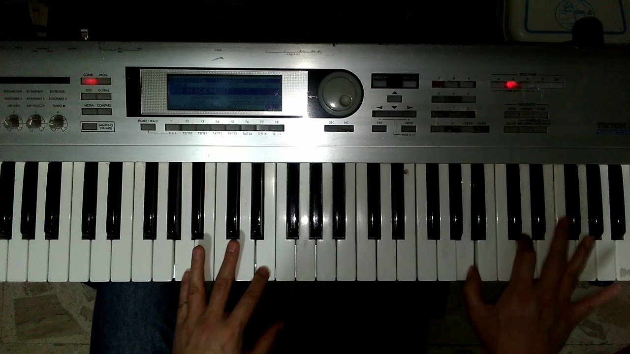Black night organ (guitar backing track)