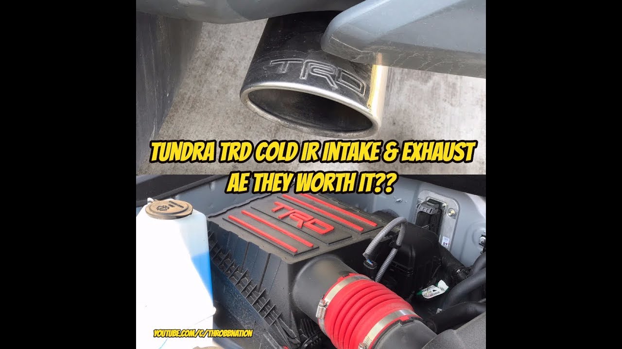 Tundra TRD Cold Air Intake & Exhaust - Are They Worth It?