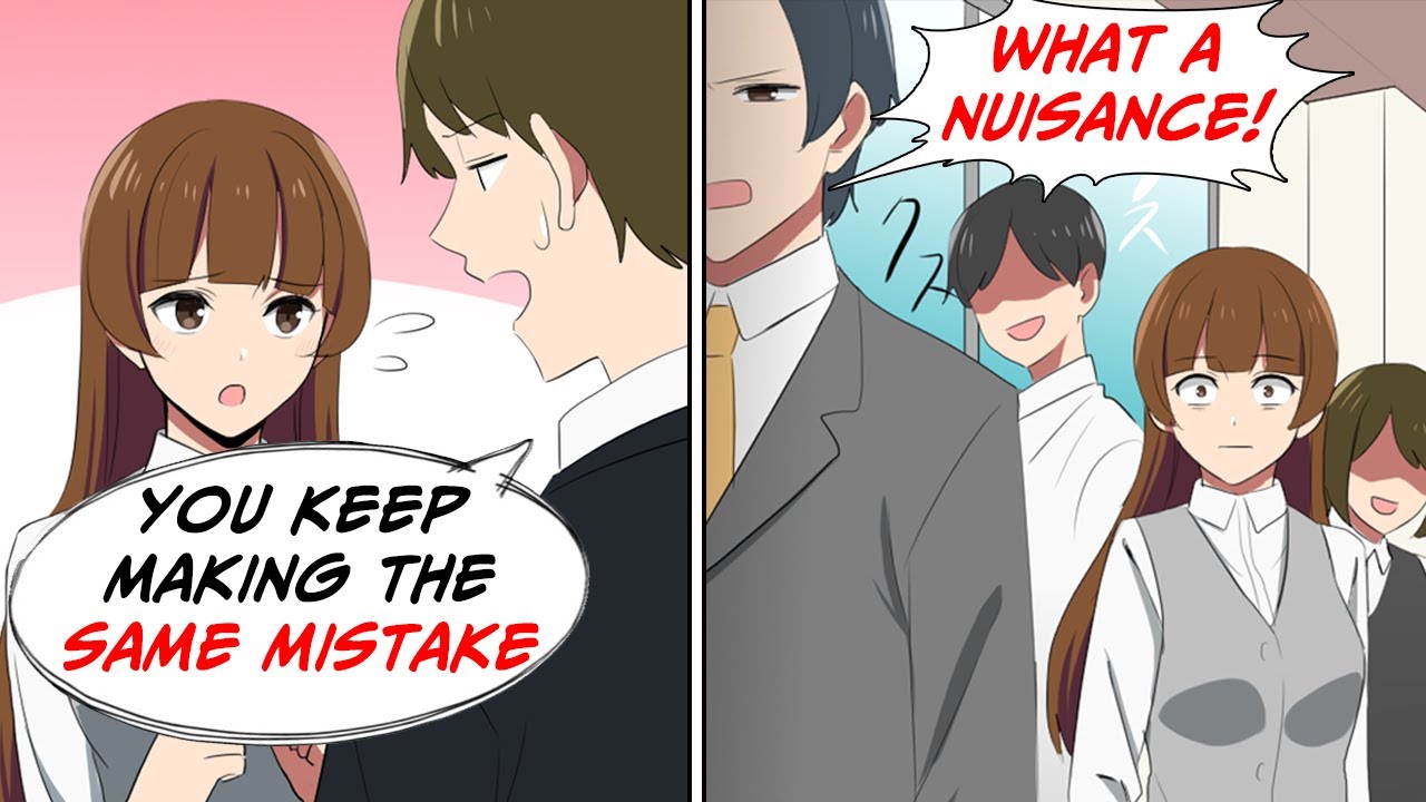 The newcomer tells off the entitled girl at work... [Manga Dub]