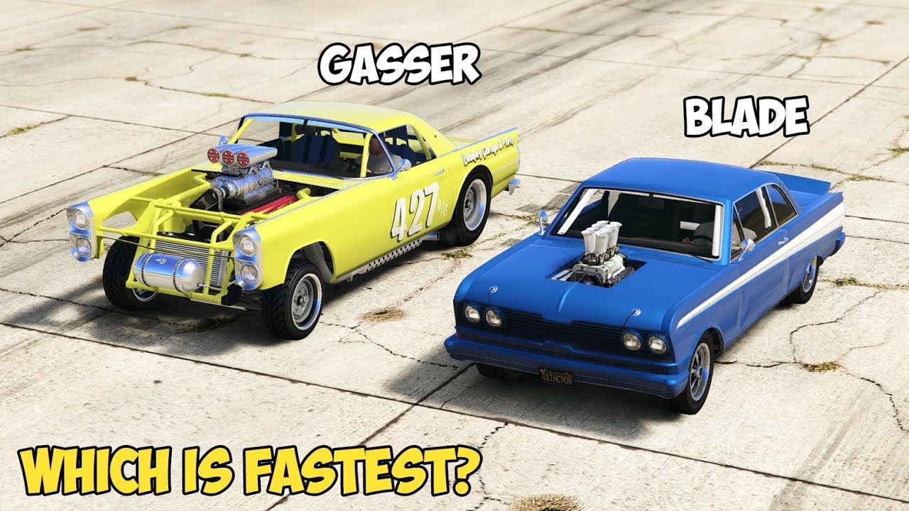 GTA 5 - VAPID PEYOTE GASSER vs VAPID BLADE - Which is Fastest?
