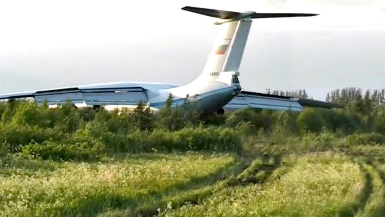 Cargo Plane Veers Off The Runway