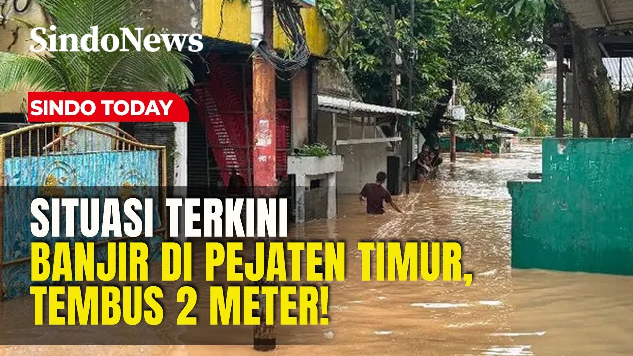 Situasi Terkini Banjir di Pejaten Timur, Warga Mengungsi di Pinggiran Toko | Sindo Today | 25/01