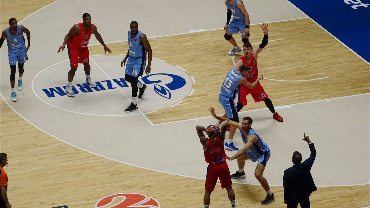 Zenit 70:87 CSKA / Зенит 70:87 ЦСКА с трибуны КСК Арены