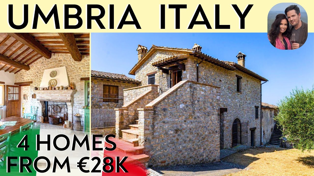 Incredible Homes for Sale in Umbria, Italy – Italian Houses! 🇮🇹✨