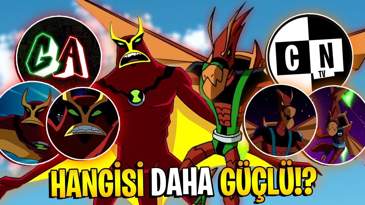BEN 10 Y&Uuml;ZEN KANAT VS ASTRODACTYL | HANGİSI DAHA G&Uuml;&Ccedil;L&Uuml;? - BEN 10 OMNİVERSE BEN 10 ALİEN FORCE T&Uuml;RK&Ccedil;E