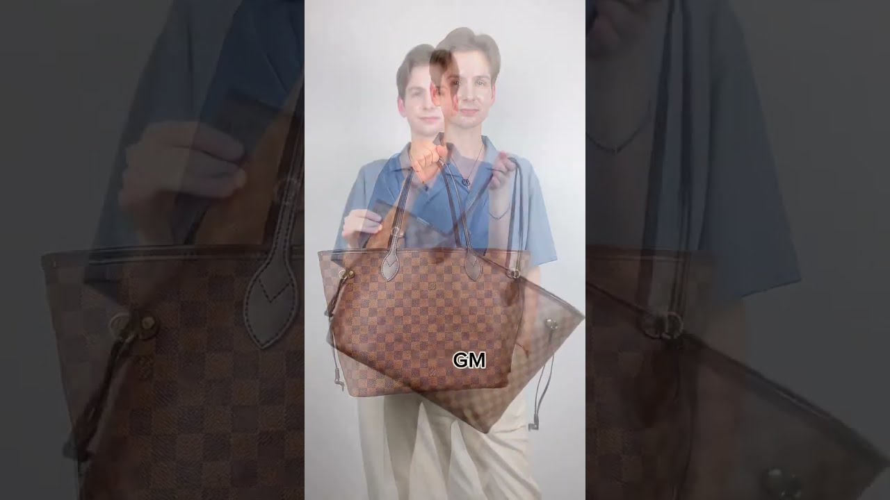 Most people can't tell the difference between Neverfull MM and GM. Which would you choose?  #fashion