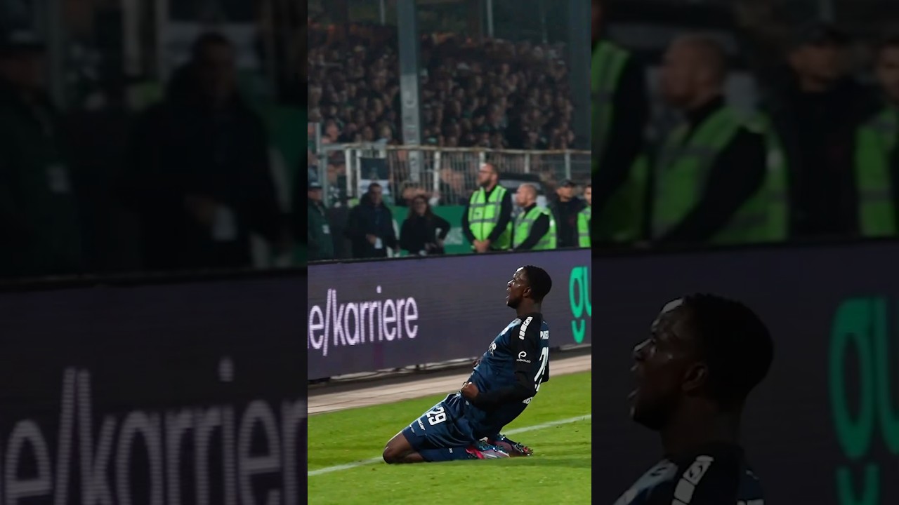 Traumtor von Ilyas #Ansah in Zeitlupe 🤩🥳 #prmscp #scp07 #bundesliga #shorts