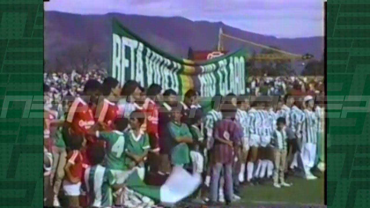 1989. Nacional Vs América. Muchas figuras y el clásico en tablas...