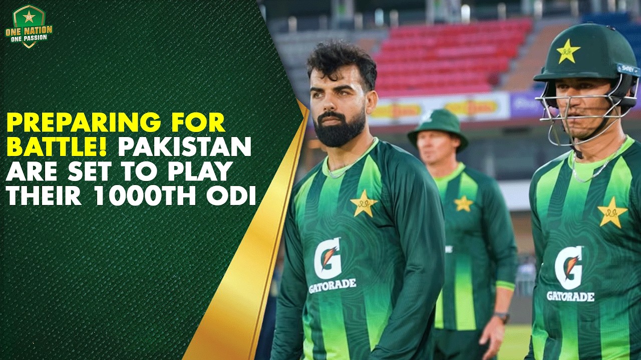 Preparing for Battle! Pakistan are set to play their 1️⃣0️⃣0️⃣0️⃣th ODI 🏏| PCB | MA2K