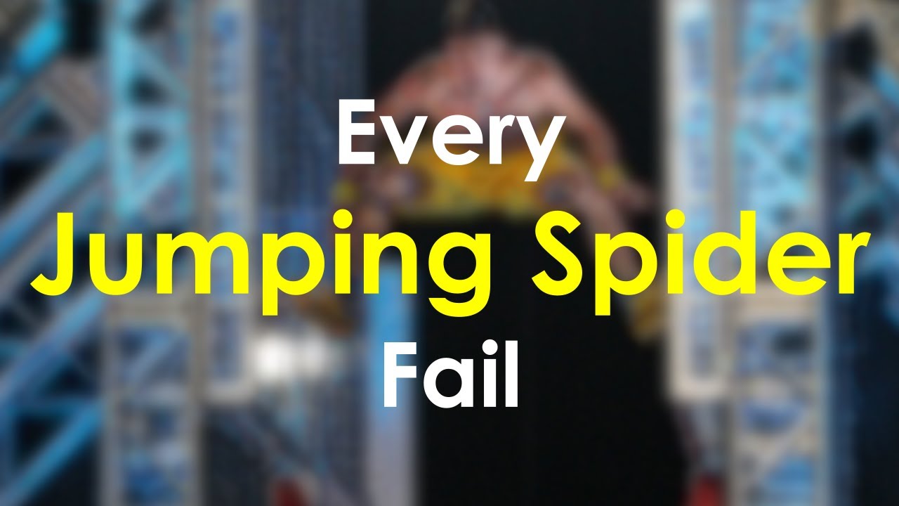 Every Jumping Spider Fail on American Ninja Warrior (Outdated)