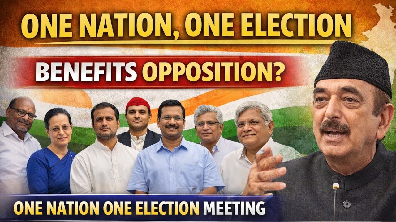 One Nation One Election Explained | Will Opposition Benefit? | Ghulam Nabi Azad Statement