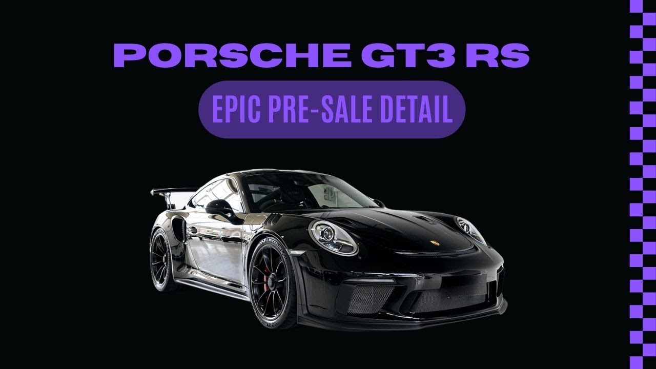 Ultimate Porsche 991.2 GT3 RS Detail & PPF Removal in Canberra | Obsession Car Detailing