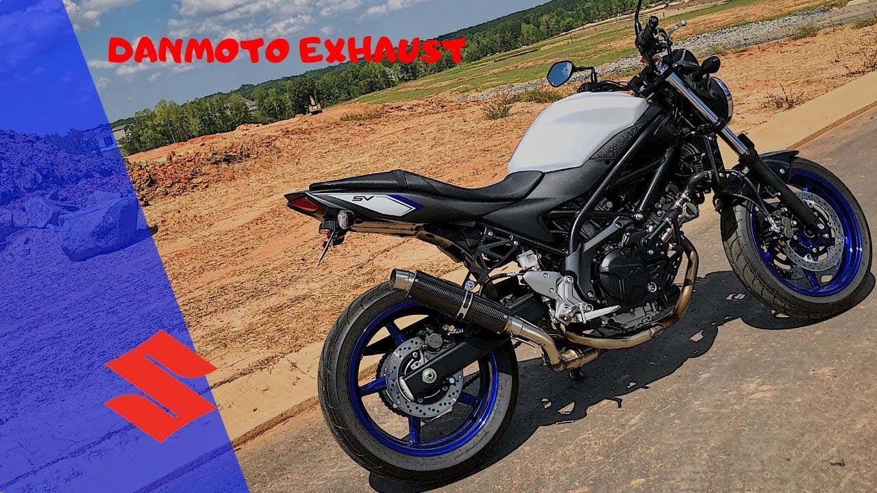 DIY: Danmoto Carbon GP Exhaust for 2017 SV650 [Install & Sound Comparison]