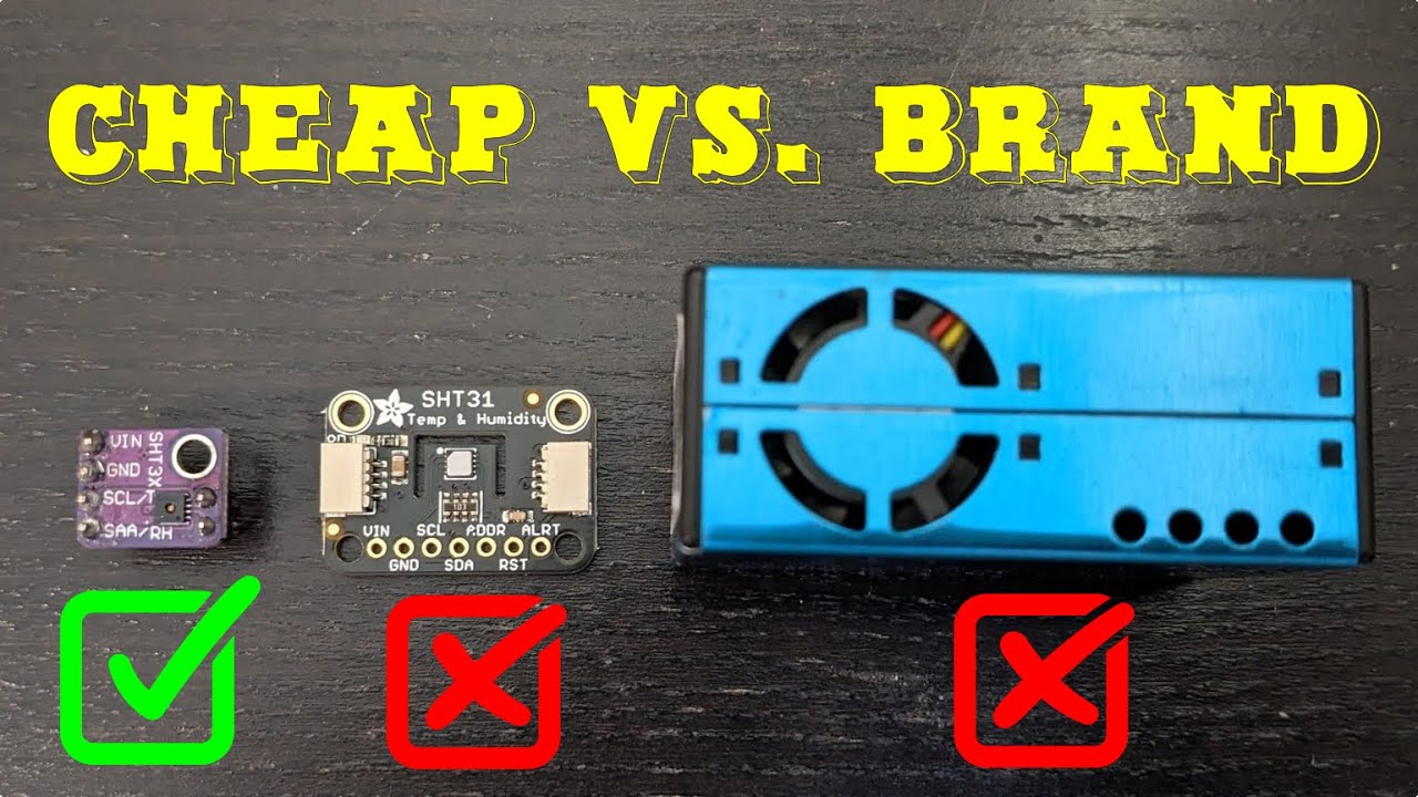 Cheap VS. Brand temperature and humidity sensors. I dug deeper this time.