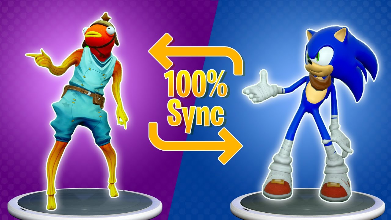 Cartoon Characters Do Fortnite Dance #1 Gwen Stacy, Rick Sanchez, Stormtrooper, Sonic and Naruto.