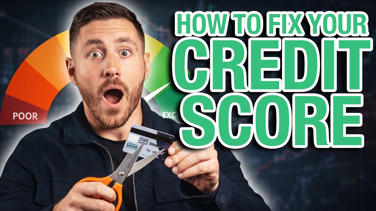 How to FIX your Credit Score? 3 Month Plan! - Mortgage Expert Explains