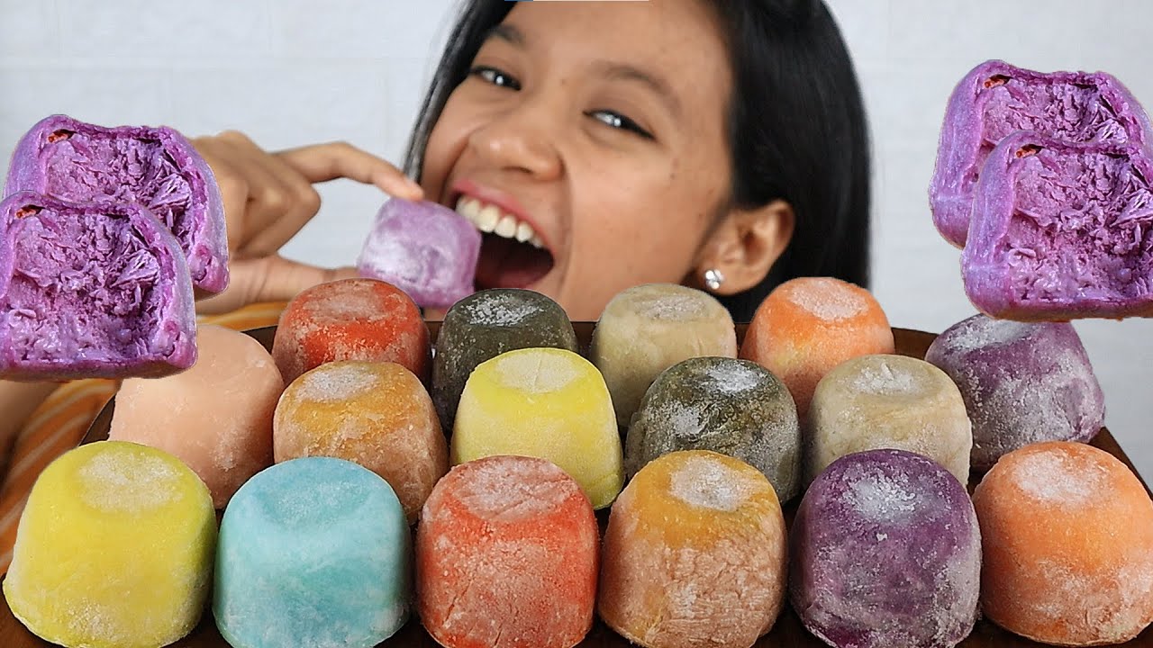 MUKBANG MOCHI ICE CREAM BERBAGAI MACAM RASA