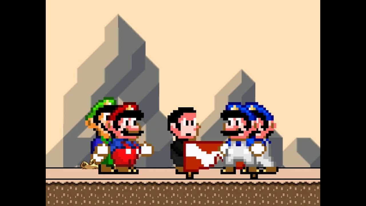 MUGEN SMW TV Mario Bros vs SMG4 and SMG3