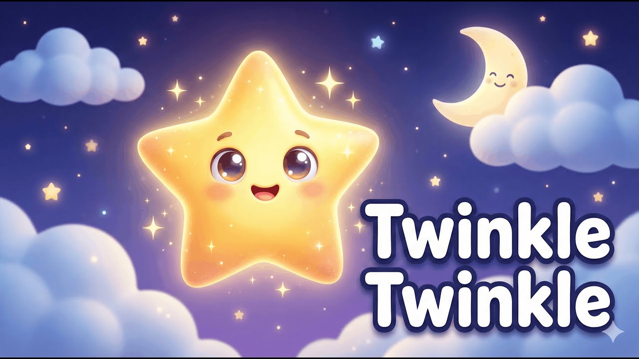 Twinkle Twinkle Little Star | Lullaby Nursery Rhyme for Babies