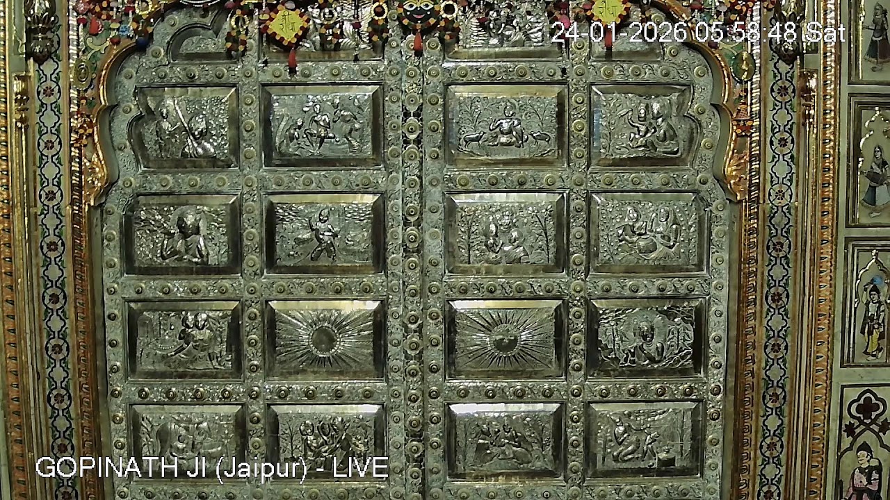 GOPINATH JI MANDIR (Jaipur) - LIVE DARSHAN (24th january 2026)