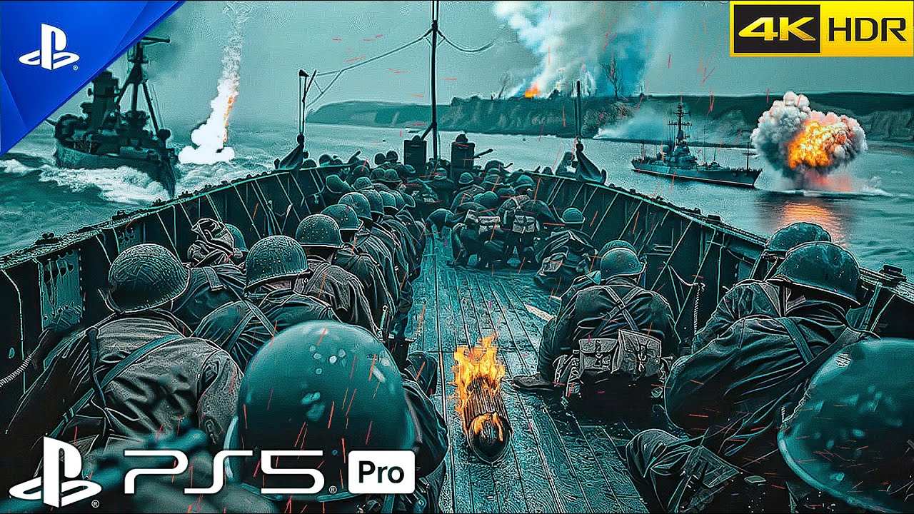 (PS5 PRO) D-DAY NORMANDY LANDING 1944 | Realistic ULTRA Graphics Gameplay 4K 60FPS HDR Call Of Duty