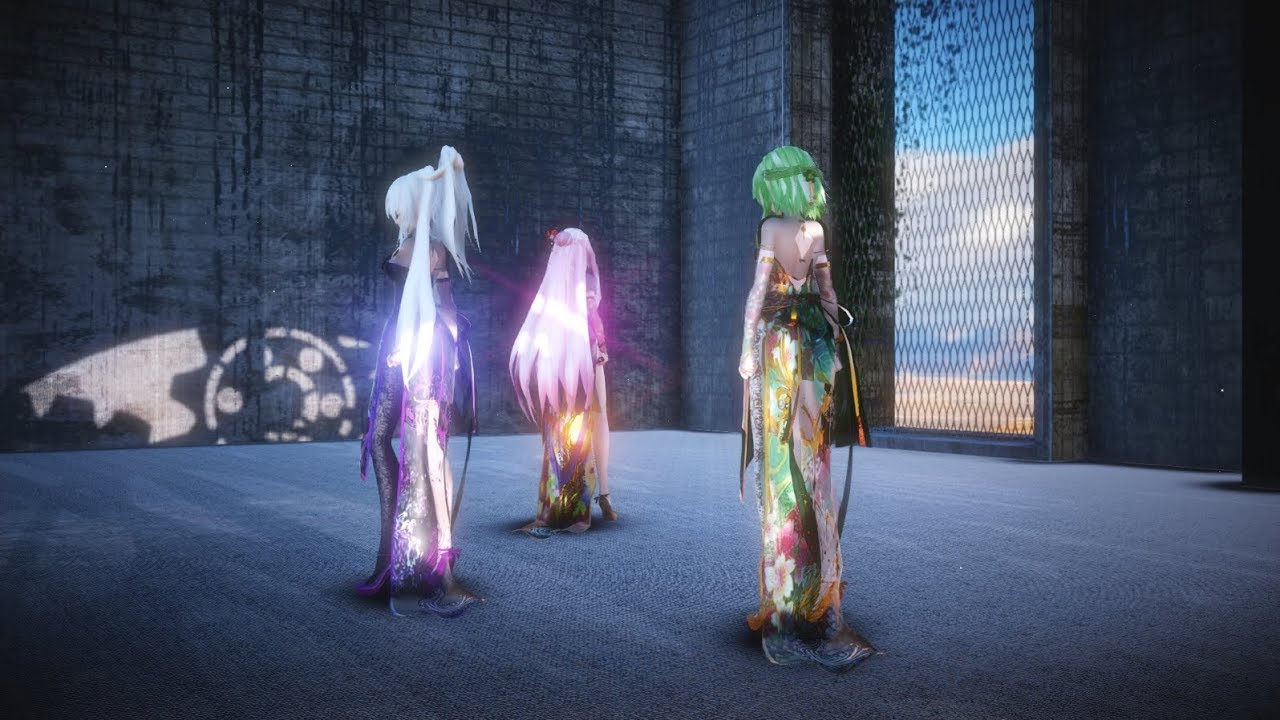 【MMD】Gumi Haku Luka【URUSaaA 愛】