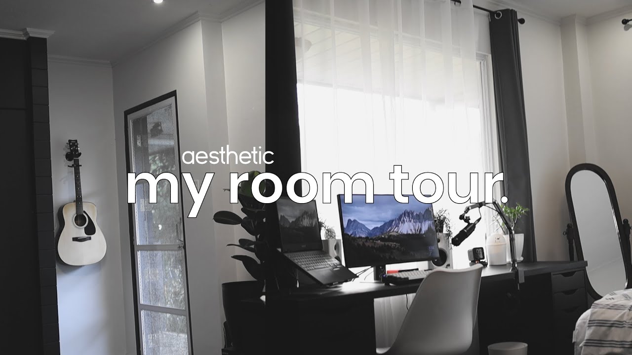 my aesthetic room tour. (as a university student/content creator)