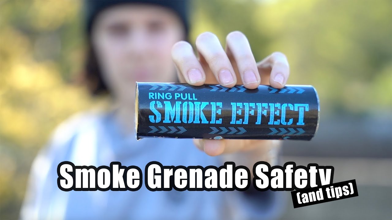 Smoke Grenade Safety Video (and tips for photos with smoke grenades)