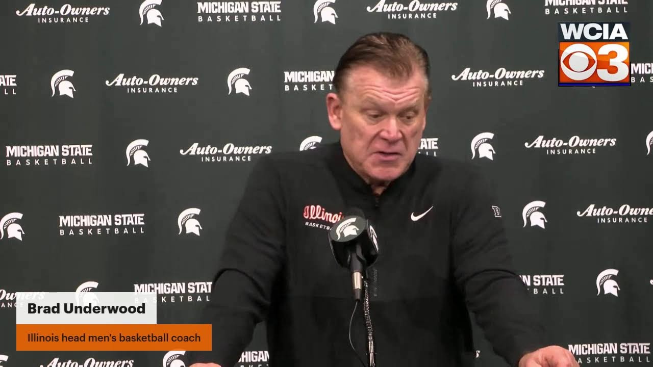 Your Illini Nation Postgame:  Brad Underwood post-Michigan State