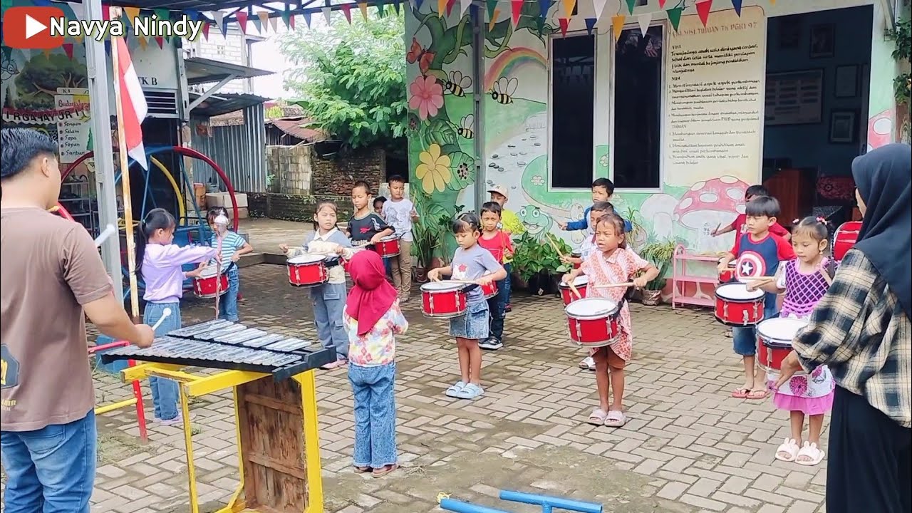 FULL VIDEO!! LATIHAN OUTDOOR!🥁 TK PGRI 97  SMG