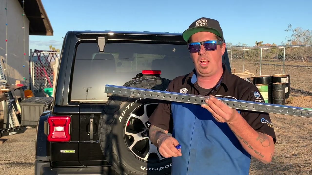 DIY Jeep Wrangler Fuel Can Carrier