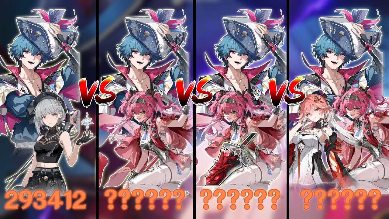 Brant Nuke Comparison In Various Teams WIth Lupa! Wuthering Waves