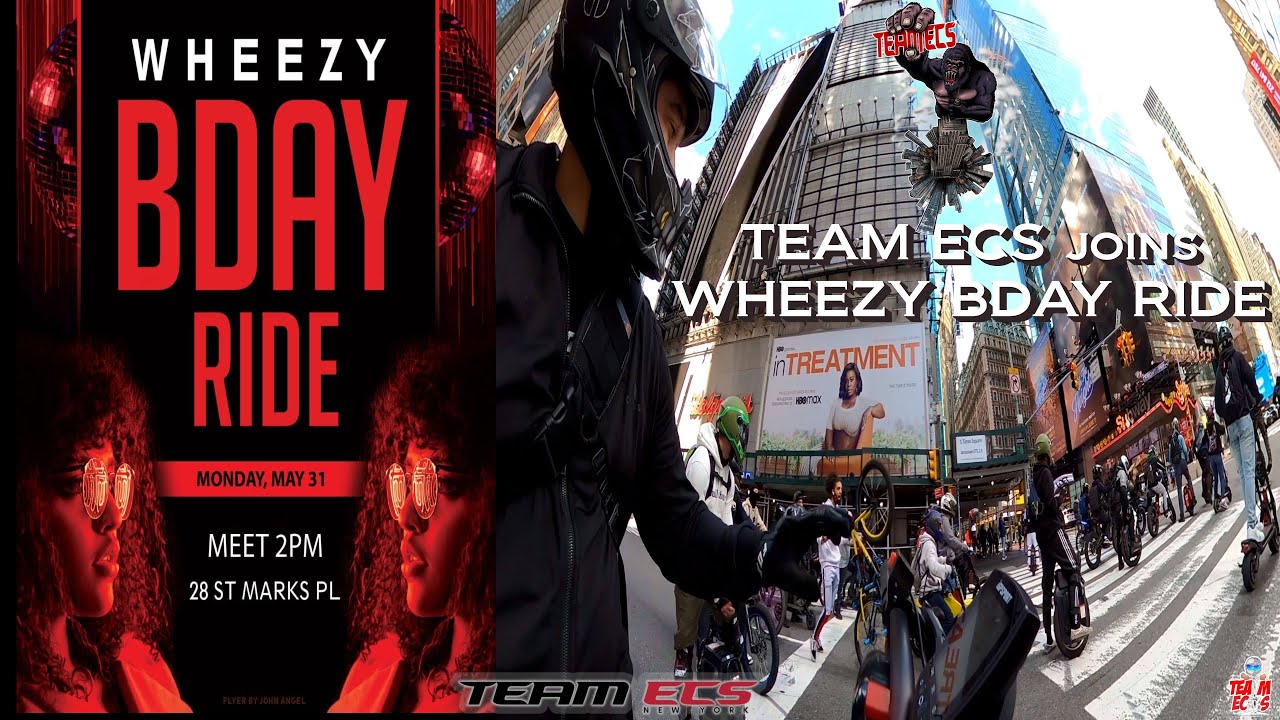 TEAM ECS joins Wheezy Bday Ride