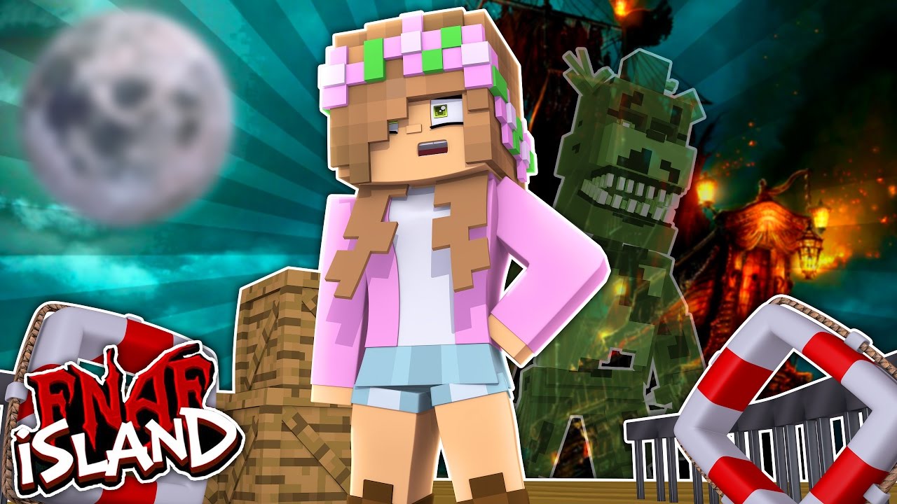 GHOST OF FREDDY FAZBEAR! Minecraft Fnaf Island | Five Nights At Freddies w/LittleKelly,TinyTurtle