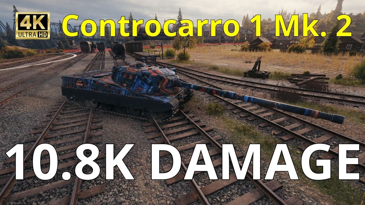 World of Tanks - Controcarro 1 Mk. 2 - 10.8K Damage - (WoT)