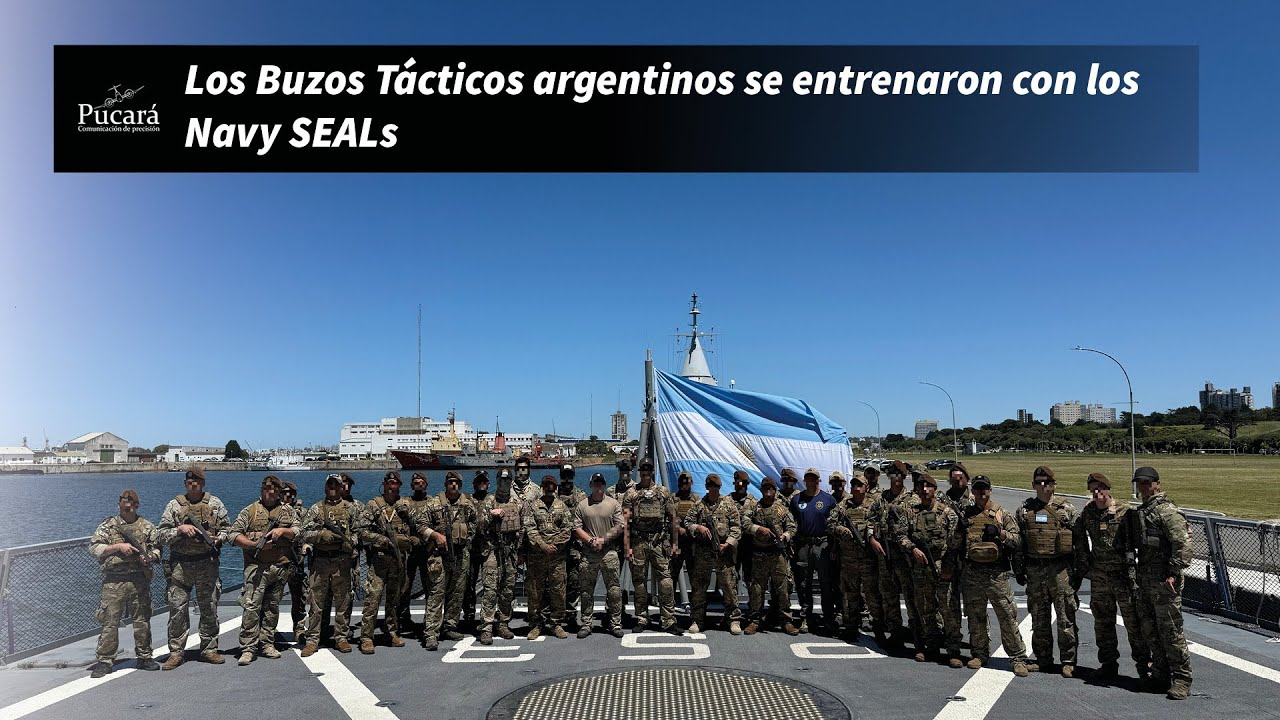 Los Buzos Tácticos argentinos se entrenaron con los Navy SEALs