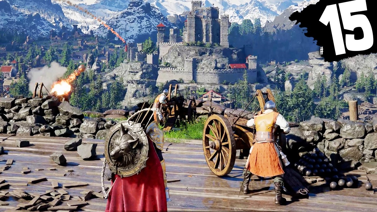 Crimson Desert 4K Gameplay Deutsch - Epische Schlacht mit Mega Burg