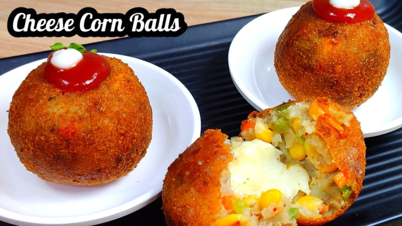 Cheese Corn Balls,Cheese balls,Easy Snack Recipe,Cheese Veg cutlet, चीज वेज कटलेट