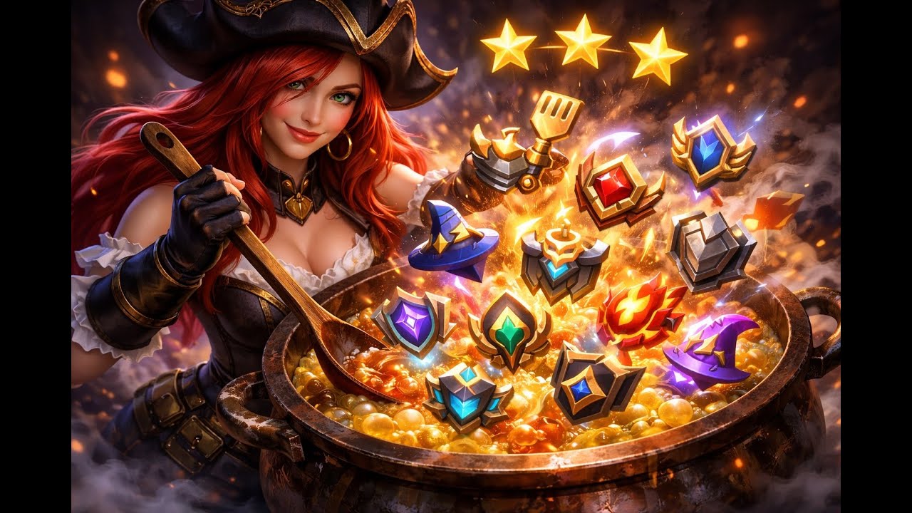 I Hit MISS FORTUNE 3⭐ While Cooking EMBLEM SOUP… (Insane TFT Game)