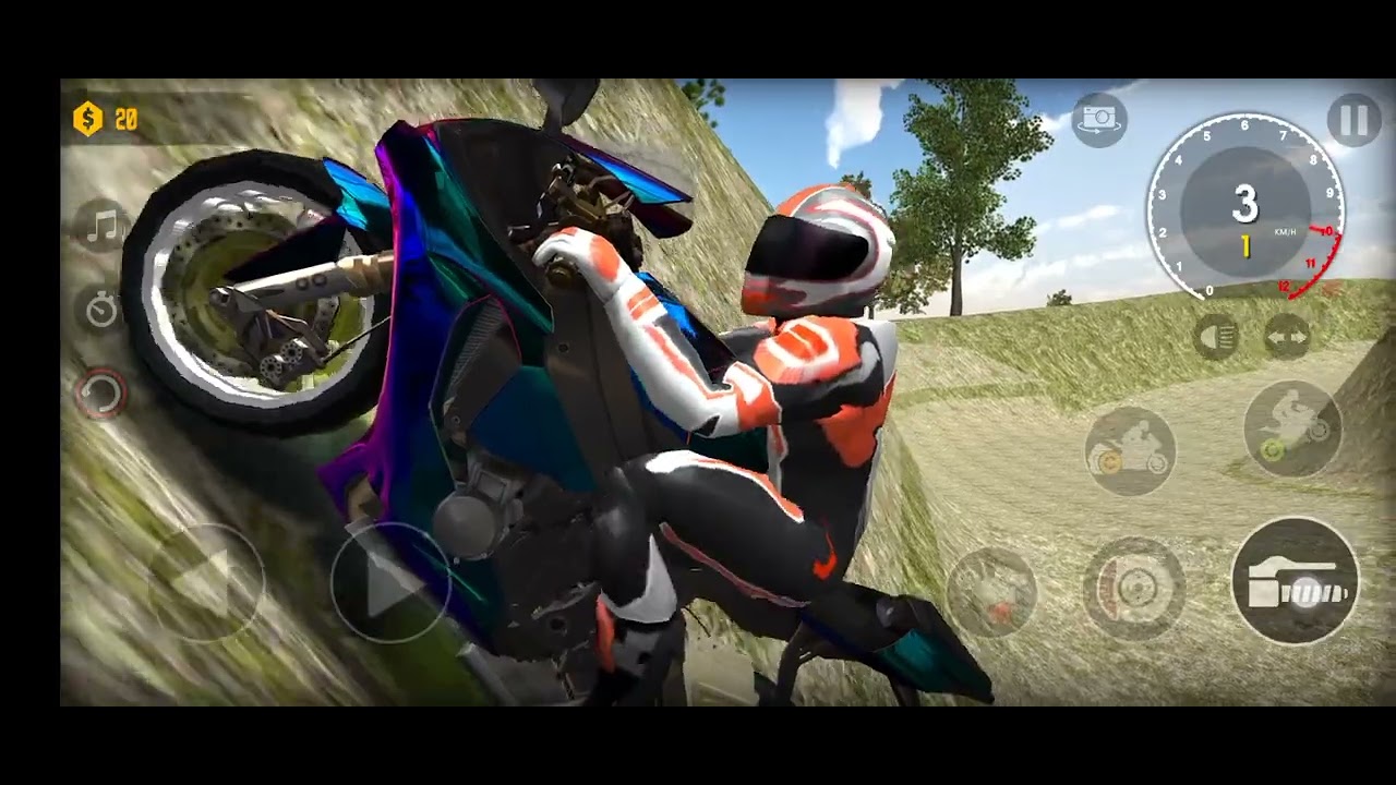 Bike stunt clip extreme motorbikes