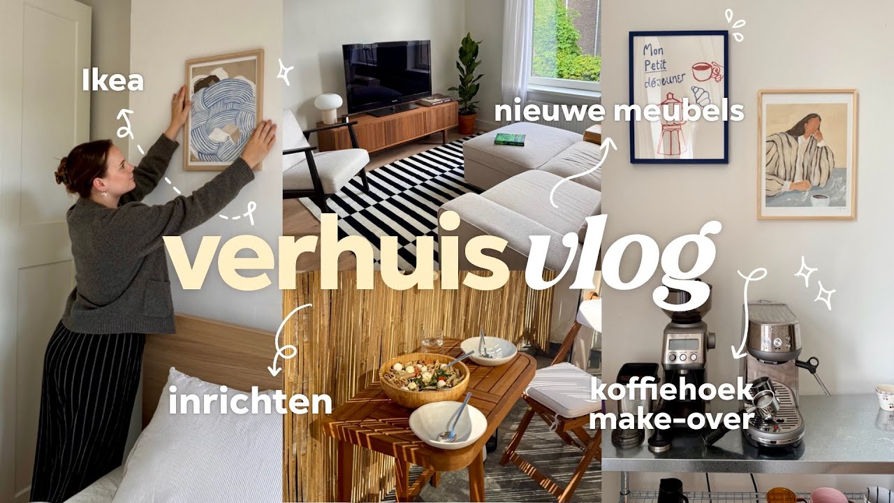 verhuisvlog 🏠🩷 ikea unboxing, housetour, nieuwe meubels & inrichting