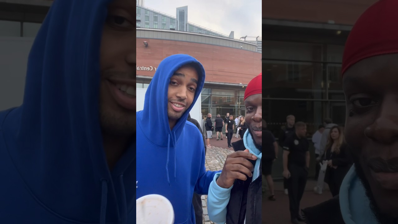 Niko the leader of the NDL was undercover at KSI vs Tommy Fury 👀🤣 #niko #nikoomilana #shorts