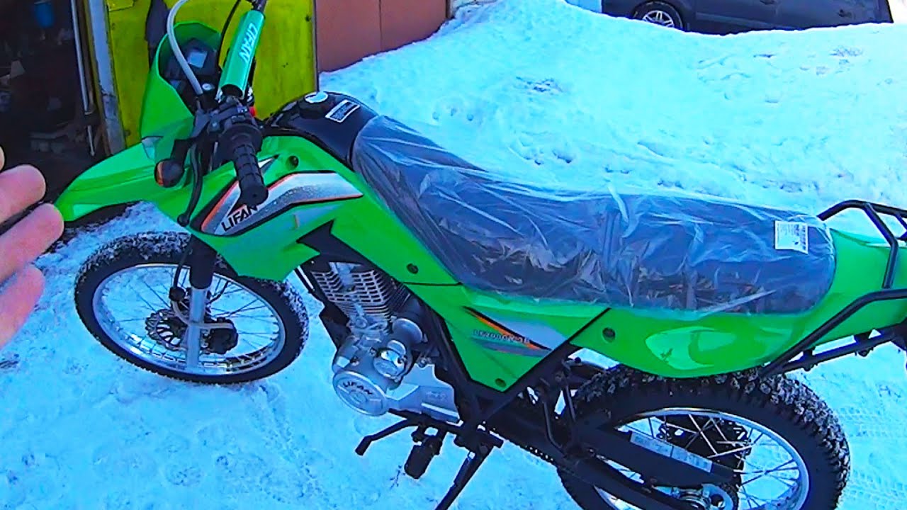 НОВЫЙ МОТОЦИКЛ LIFAN. Осмотр чистокровного китайца за 100к рублей (LF200 GY-3B)