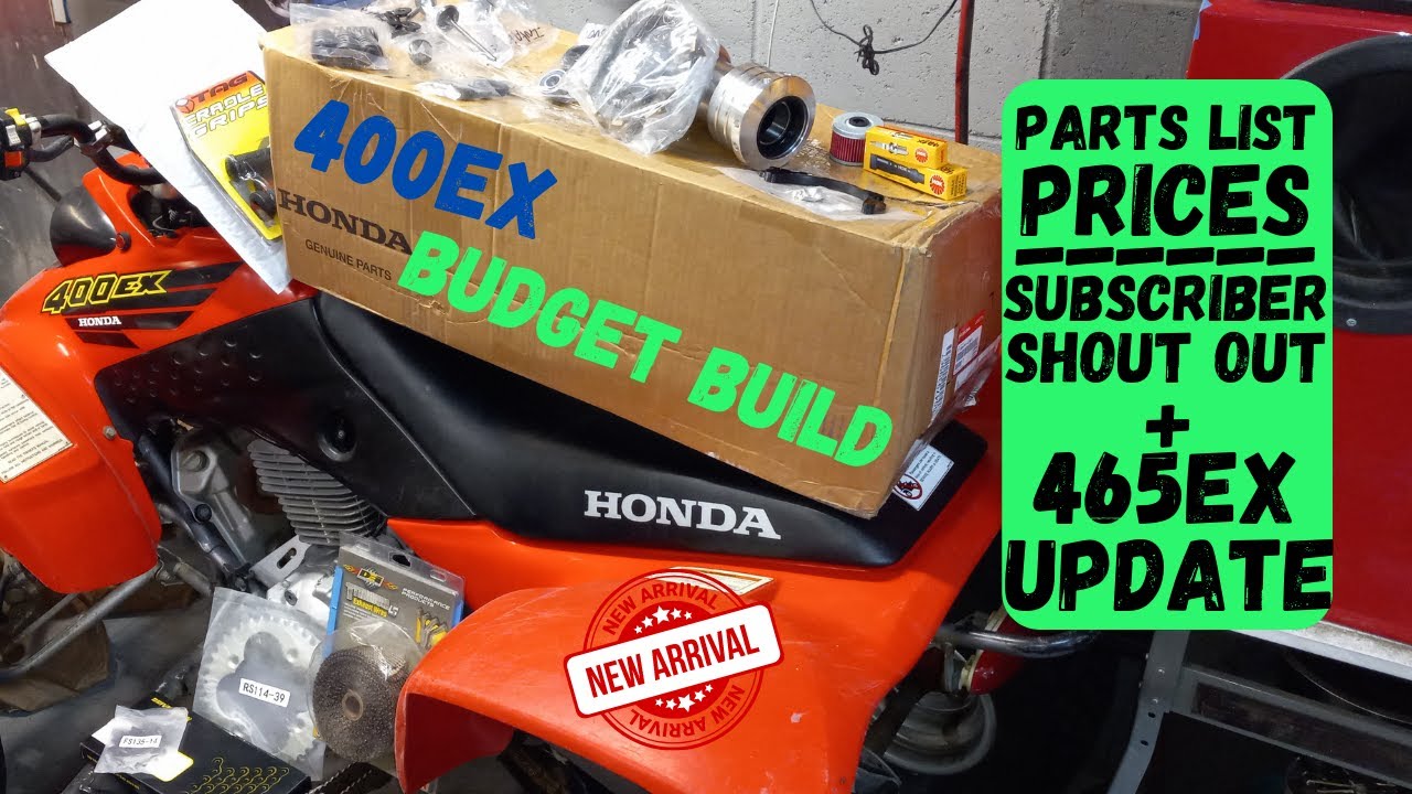 400ex Budget Build Part 1 Parts and Prices Plus 465ex Update